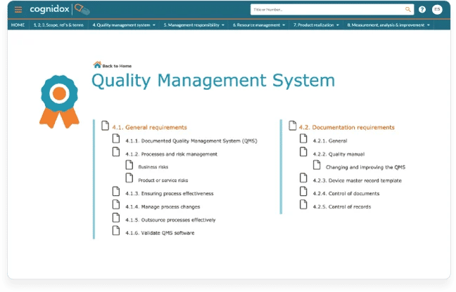 Cognidox quality management system