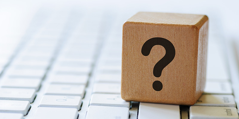 What is document control? A question mark on a keyboard