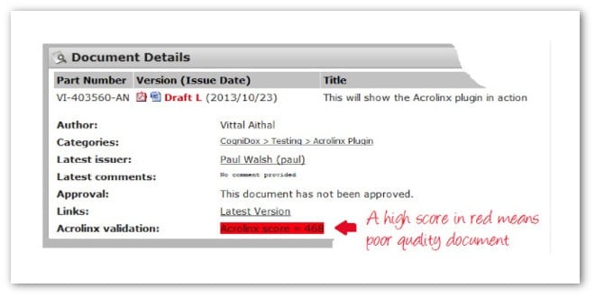 CogniDox and Acrolinx for document quality