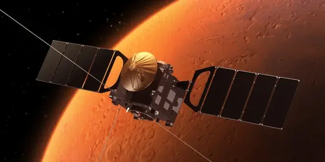 Satellite in space